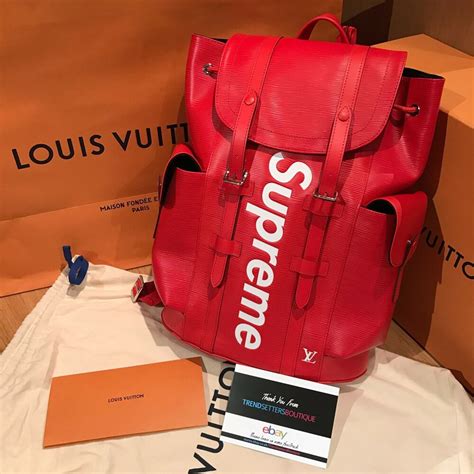 louis vuitton x supreme belt real|supreme x louis vuitton backpack.